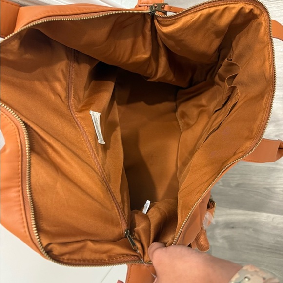 Universal Thread Patchwork Travel Bag - Orange and Tan - Picture 12 of 16